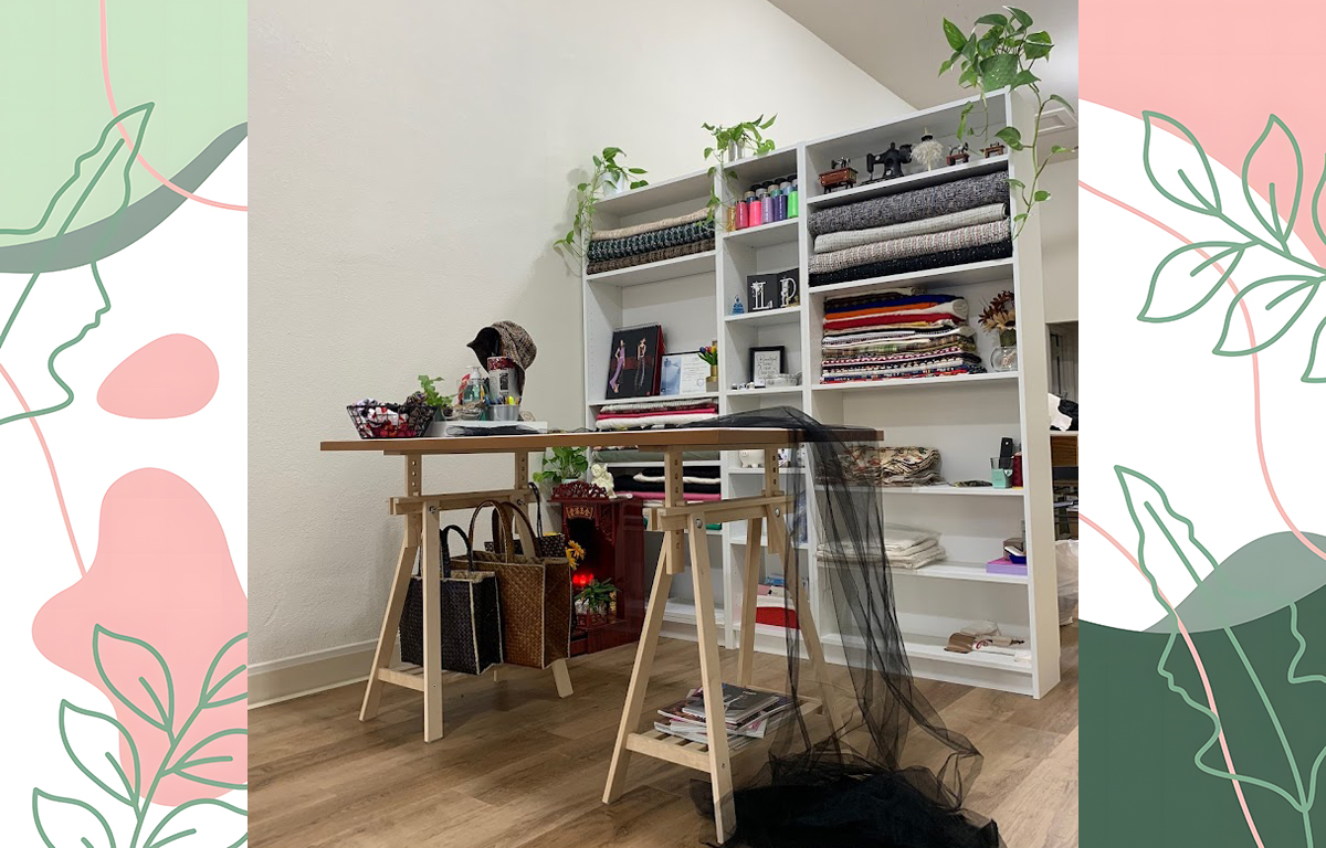 Aesthetic colorful pastel floral fluid abstract background